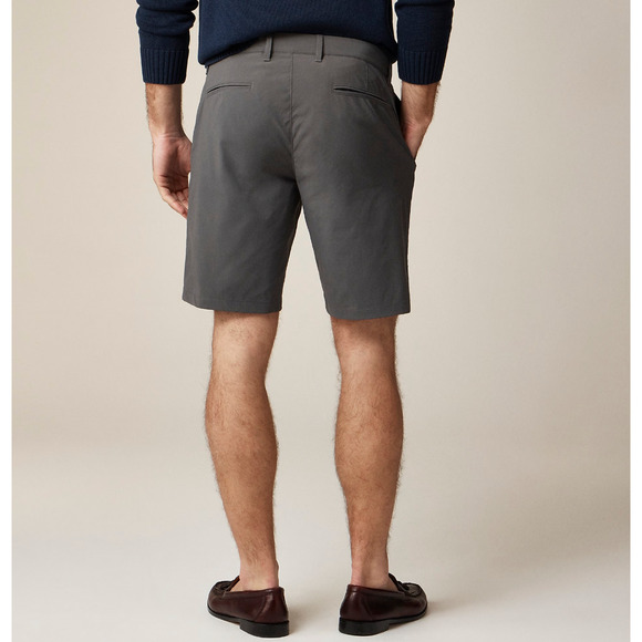 J.Crew 9" Tech Short Coal Gray Stretch UPF 50 Regular Minimalist Mens US 33 - Picture 3 of 14